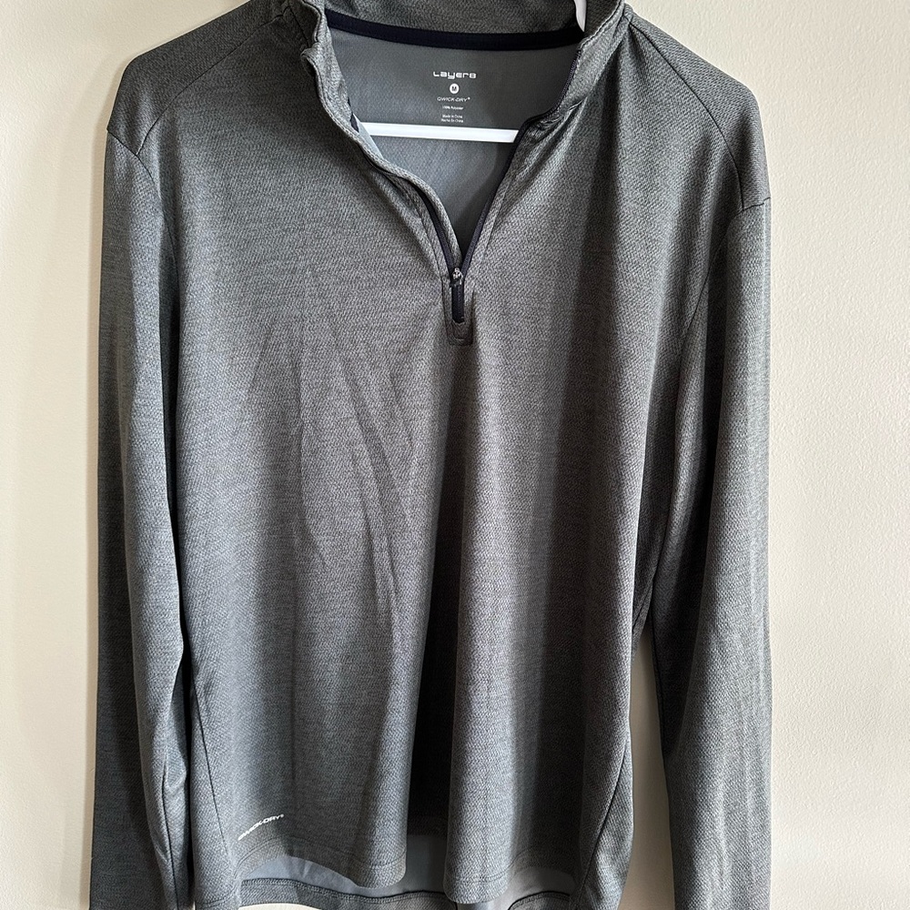 Layers brand 1/4 zip size Medium